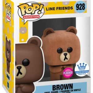 Brown - Flocked