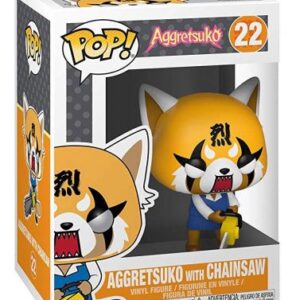 Aggretsuko avec tronçonneuse
