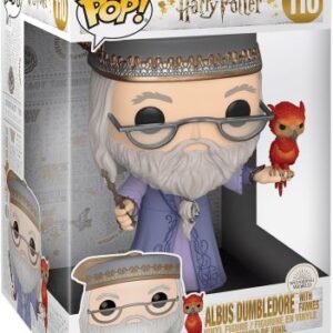 Albus Dumbledore avec Fumseck - 25 cm
