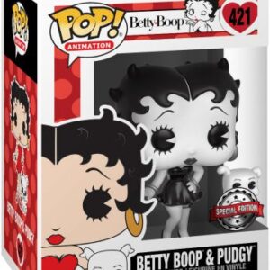 Betty Boop & Pudgy - Noir et Blanc
