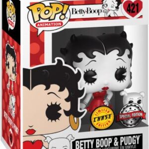 Betty Boop & Pudgy - Noir et Blanc & Rouge [Chase]