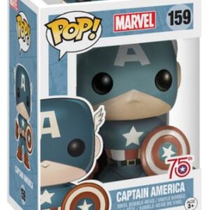Captain America avec bouclier - Sepia