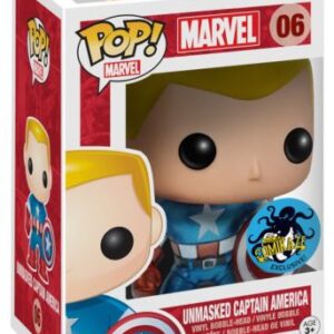 Captain America sans masque - Métallique
