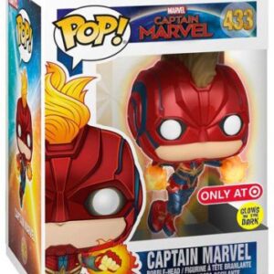 Captain Marvel en vol - Brille dans le noir