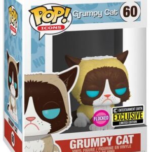 Chat Grincheux - Flocked