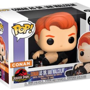 Conan O'Brian en Dr. Ian Malcolm