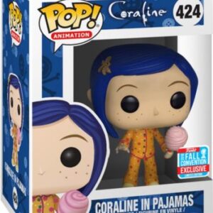 Coraline en Pyjamas avec Barbe Ã  Papa