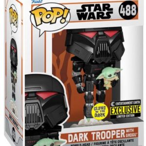 Dark Trooper avec Grogu - Glow in the Dark
