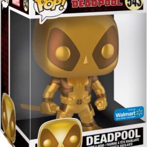 Deadpool - Métallique Or & 25 cm
