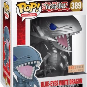Dragon Blanc aux Yeux Bleus - Métallique