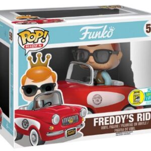 Freddy en Voiture rouge
