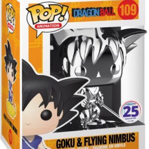 Goku & Nuage Volant - Chromé Argent