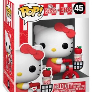 Hello Kitty sur un vélo