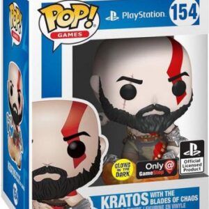 Kratos avec les lames du chaos - Brillant dans le noir
