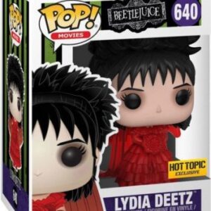 Lydia Deetz en Robe Rouge
