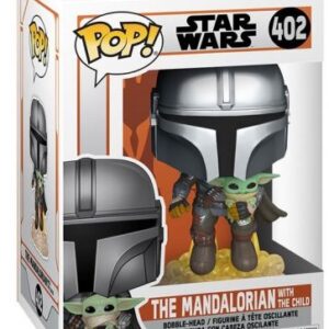 Mandalorien avec l'Enfant vole