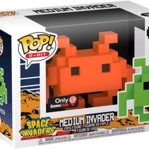 Medium Invader Orange - 8-bit