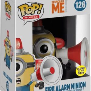 Minion tenant une Alarme à Incendie - Brillant dans le noir