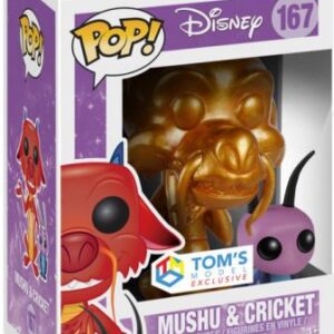 Mushu avec Cri-Kee - Métallique Or