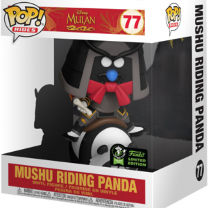 Mushu Chevauchant un Panda - 15 cm