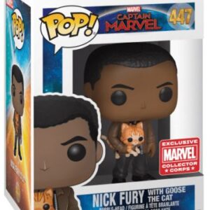 Nick Fury avec Goose le chat