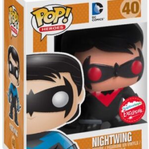 Nightwing avec Costume Rouge et Noir