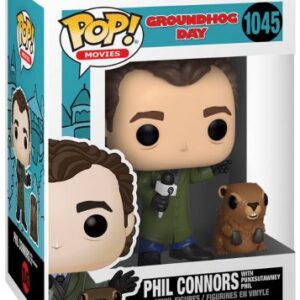 Phils Connors avec Punxsutawney Phil