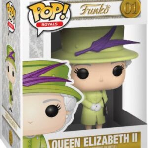 Queen Elizabeth II avec Tenue Verte