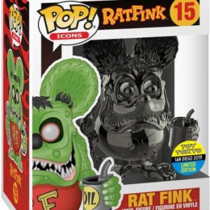 Rat Fink - Chromé Gris