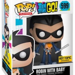 Robin en Nightwing avec bébé