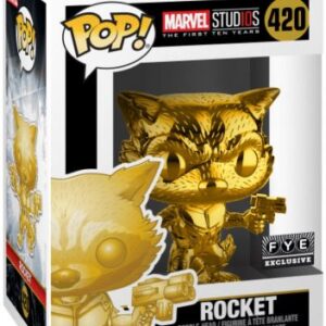 Rocket Raccoon - Chromé Or