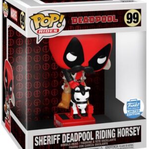 Sheriff Deadpool Riding Horsey