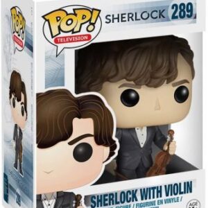 Sherlock Holmes avec violon