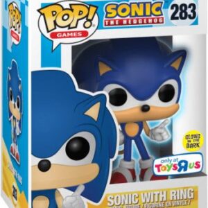 Sonic avec Anneau - Brillant dans le noir