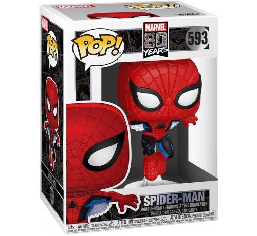 Figurine Funko Pop Spider-Man Marvel 80th
