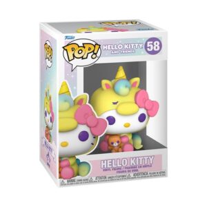 Funko Pop Hello Kitty de Sanrio aux couleurs vives, format compact à exposer