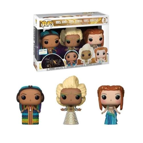 3 Figurines Funko Pop! Disney – Un raccourci dans le temps: The 3 Mrs. – Exclusive