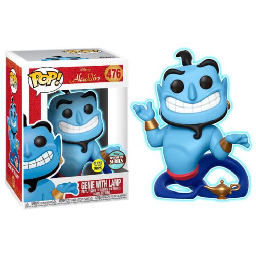 FUNKO – FunKo – Figurine Disney Aladdin – Genie avec Lamp GITD Funko POP 10cm