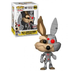 Funko Pop Wile E. Coyote en version cyborg, hommage Looney Tunes