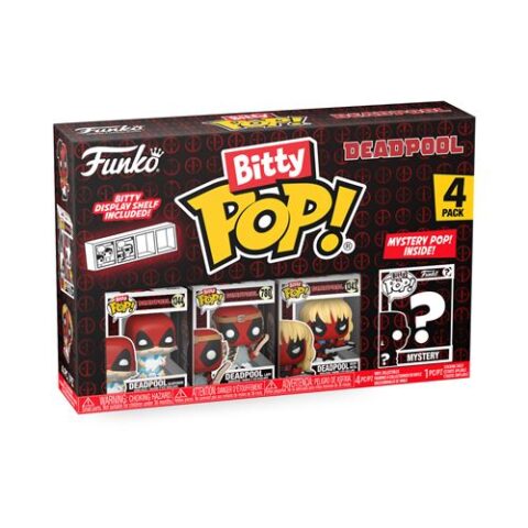 Figurine Funko Bitty Pop Deadpool Sleepover 4PK