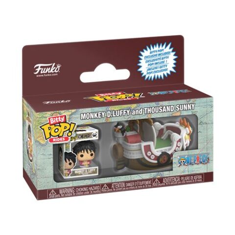 Figurine Funko Bitty Pop Ride One Piece Thousand Sunny with Monkey D. Luffy