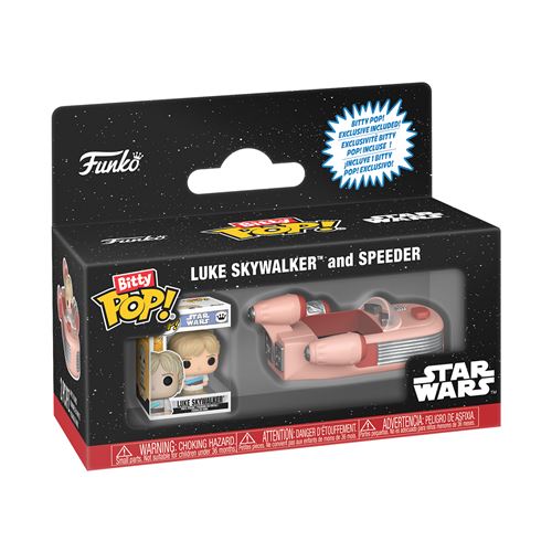 Figurine Funko Bitty Pop Star Wars Speeder with Luke Skywalker