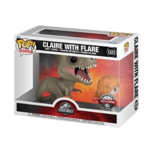 Figurine Funko Pop Claire with Flare dans l’univers cinématographique de Jurassic World