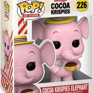 Funko Pop Coco Krispies Elephant, mascotte éléphant de l’univers Ad Icon