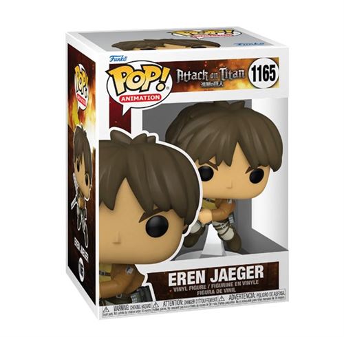 Figurine Funko Pop Animation Attack on Titan Eren Jaeger Exclusivité