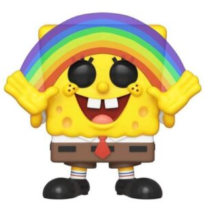 Funko Pop Bob l’éponge associée à la saison 4 et à l’arc-en-ciel