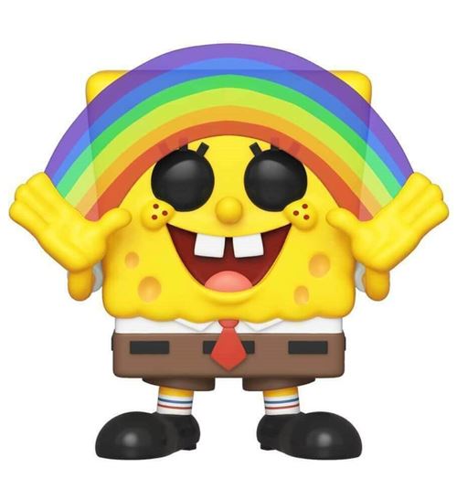 Figurine Funko Pop Animation Bob l’éponge Saison 4 Bon l’éponge et Arc-en-ciel