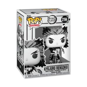 Funko Pop Kyojuro Rengoku, figurine Demon Slayer dédiée aux fans d’anime.