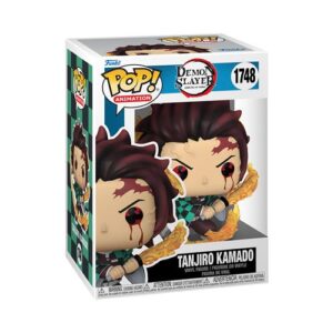 Funko Pop Tanjiro Sun Breathing, figurine Demon Slayer pour collection anime