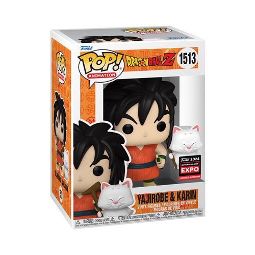 Figurine Funko Pop Animation Dragon Ball Z Yajirobe with Karin Exclusivité Fnac